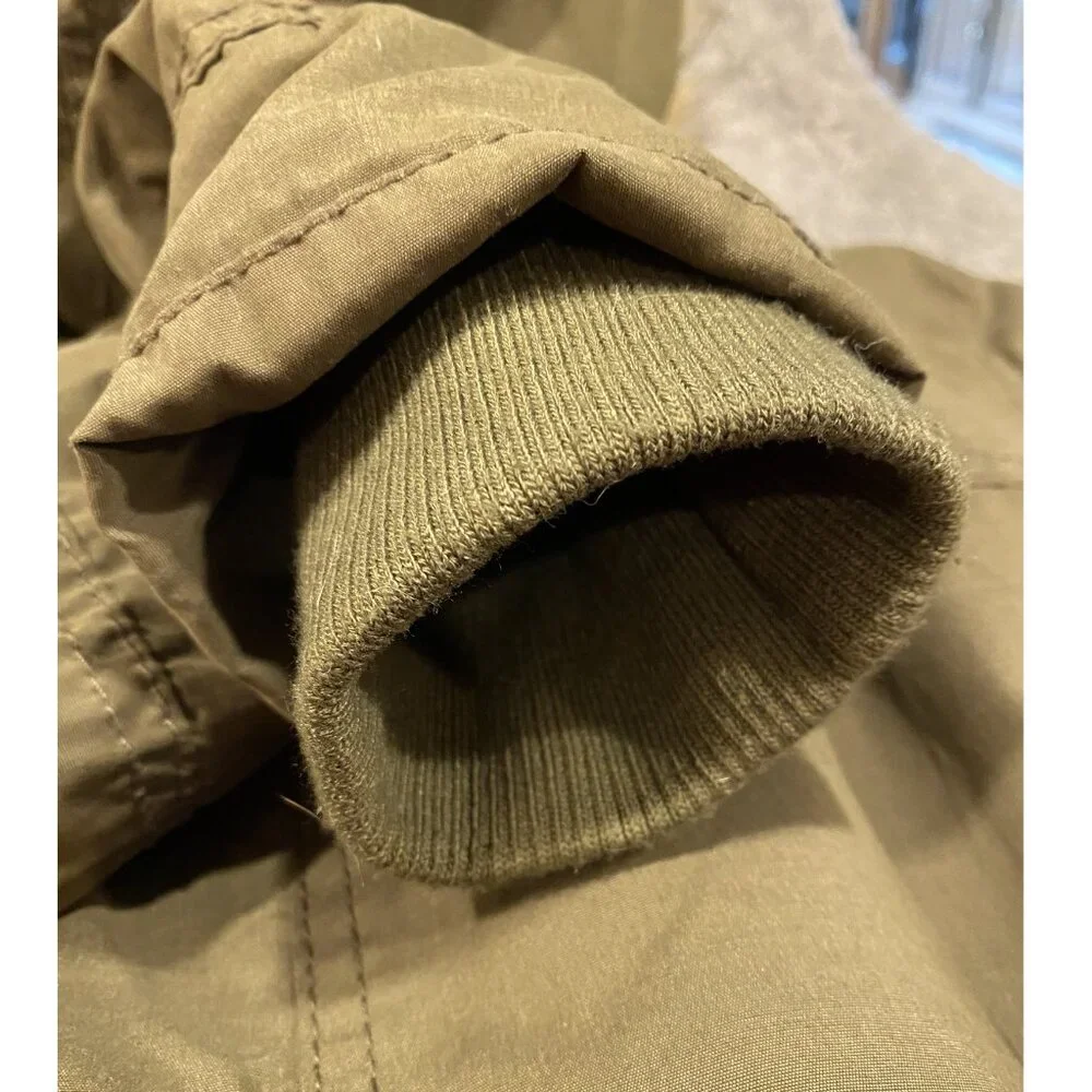 Aeropostale Olive Green Hooded Parka- Size Small - Picture 6 of 12